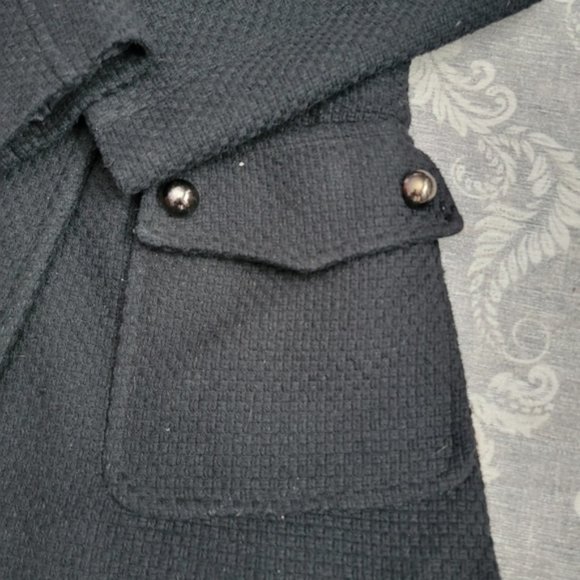 XOXO Fit and Flare Pea Coat Small - Picture 3 of 10